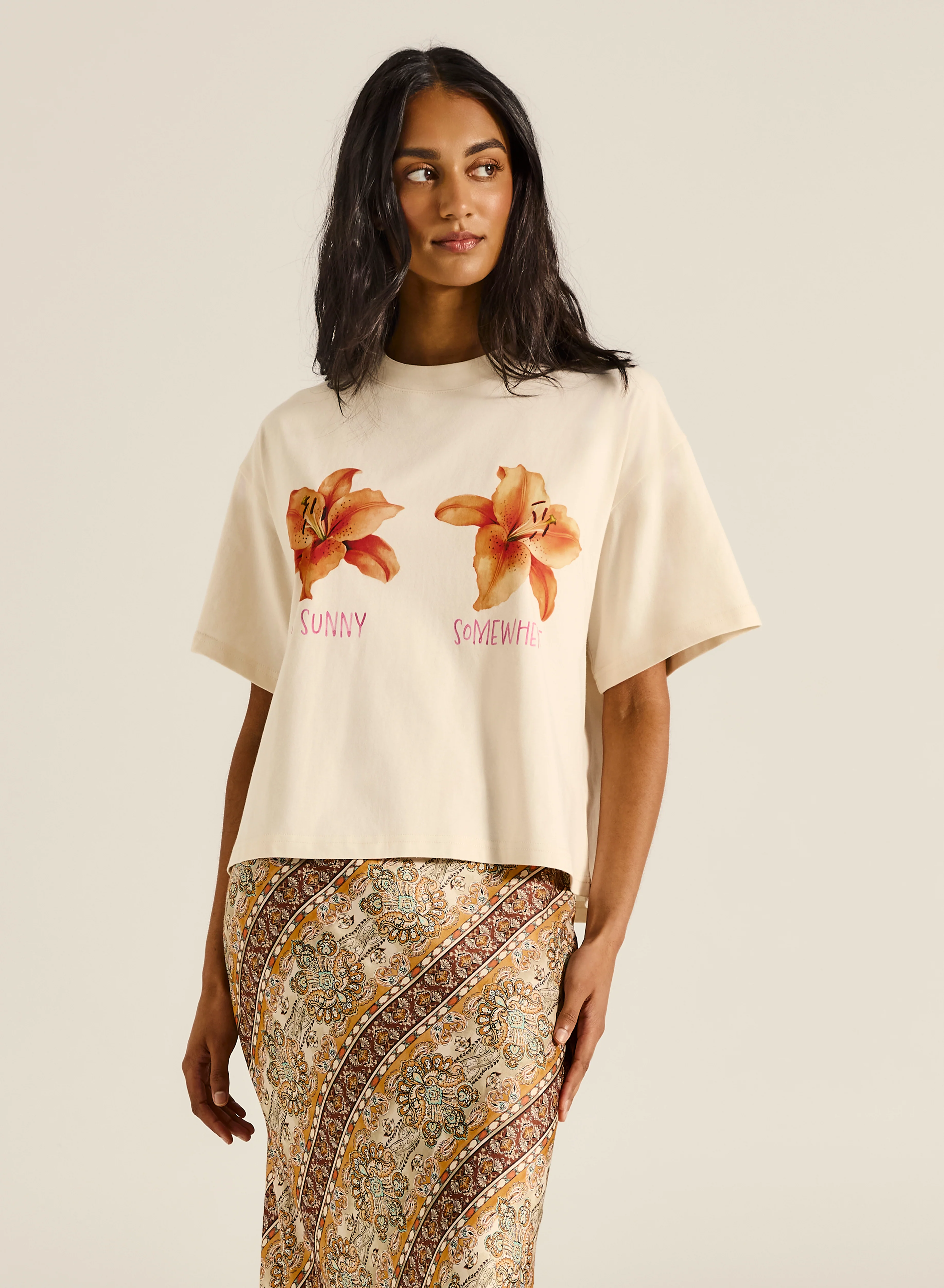 Rashida Lily Boxy Crop Tee - Image 4