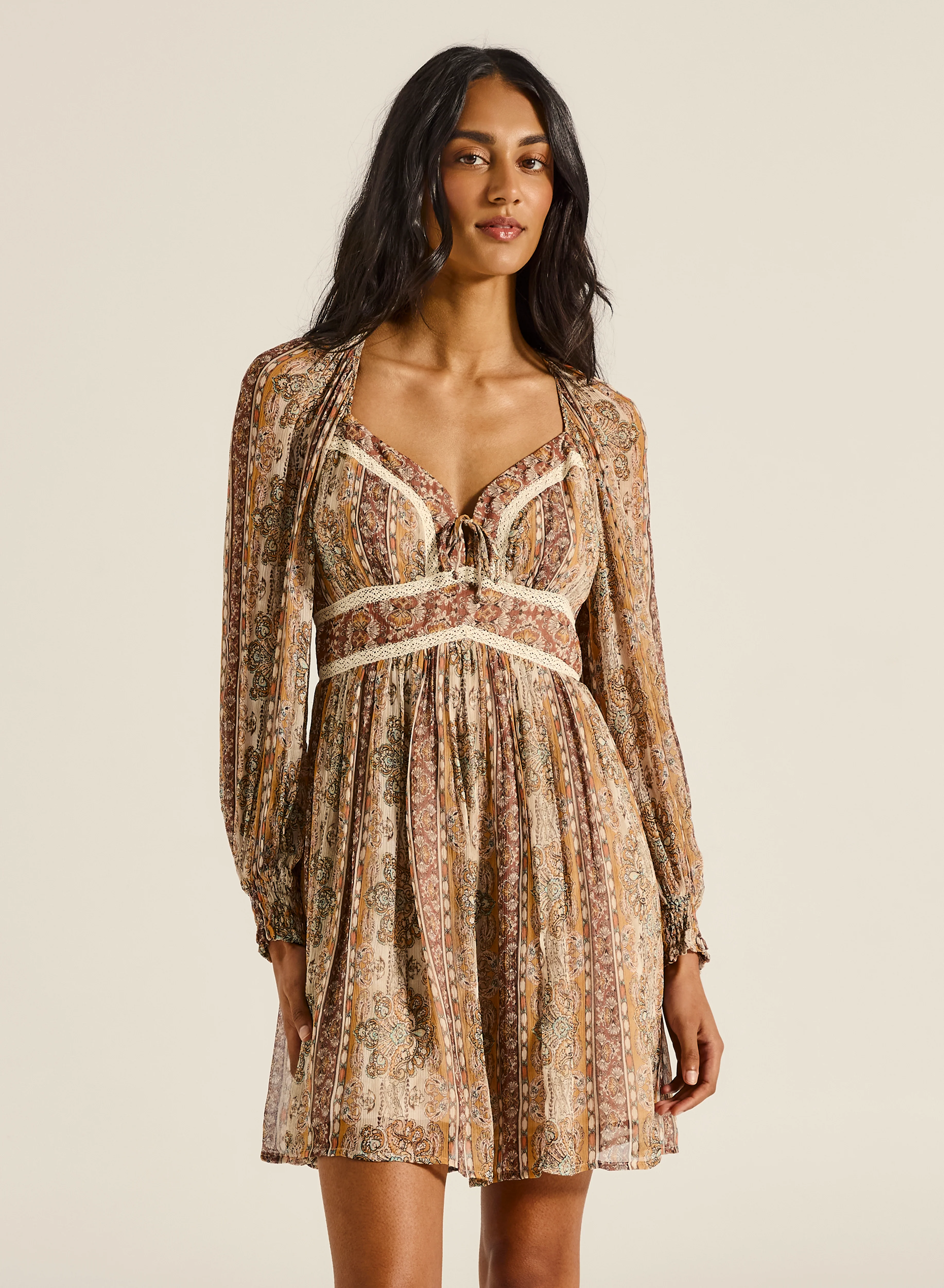 Rashida Marla Long Sleeve Mini Dress - Image 4